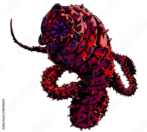 Obraz UMA図鑑３　モンゴリアンデスワーム（オルゴイコイコイ）・