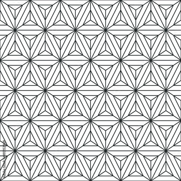 Obraz Simple colorful geometry background.Vector illustration.

