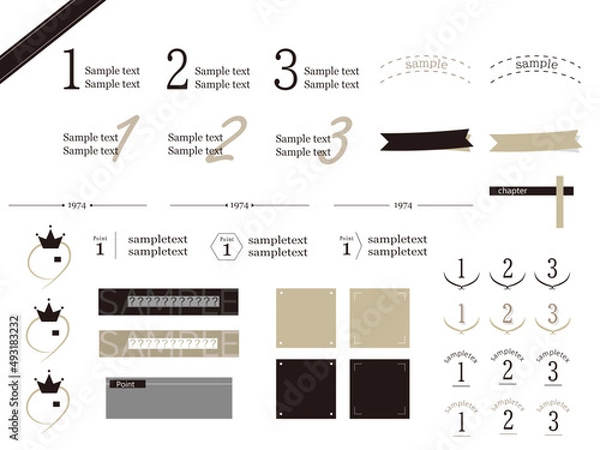 Obraz Fashionable Number Frame