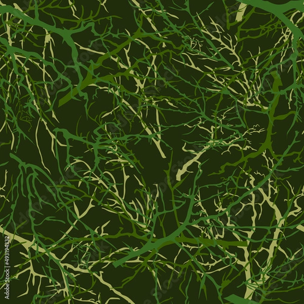 Obraz Tree branches vector. Print for various fabrics.