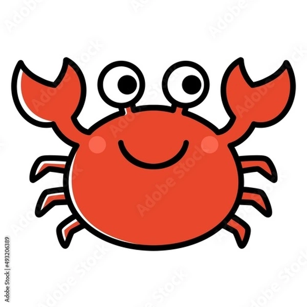 Obraz かわいいカニ
