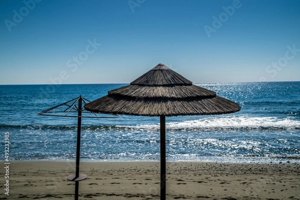 Obraz Limassol / Cyprus Beach Walk way Sun 