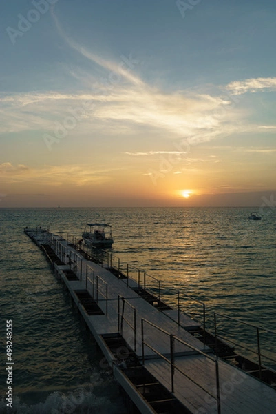 Obraz sunset over the sea