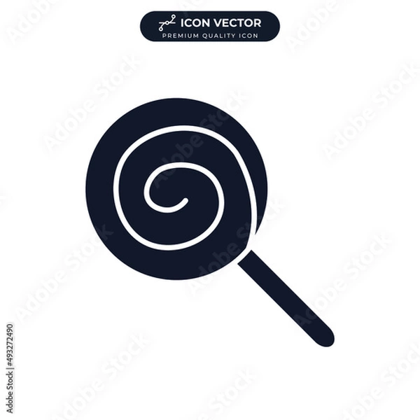Obraz lollipop icon symbol template for graphic and web design collection logo vector illustration