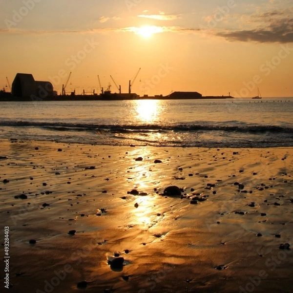 Obraz sunset on the beach