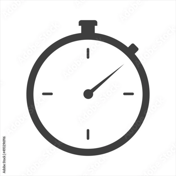 Fototapeta stopwatch icon on white background. EPS 10 Vector