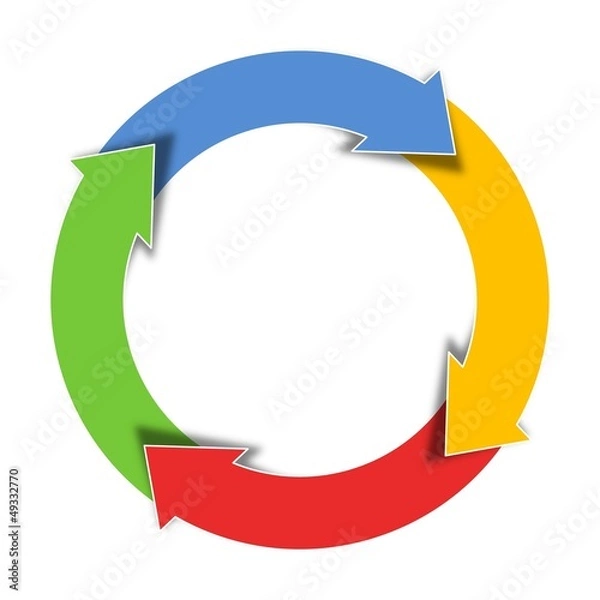 Obraz Fèches colorées - relief