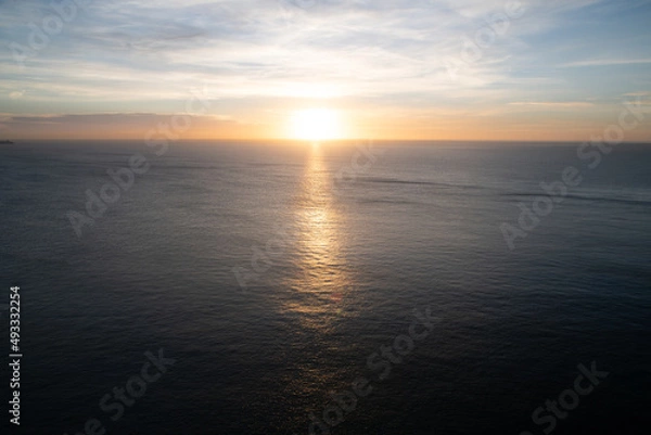 Obraz sunset over the ocean