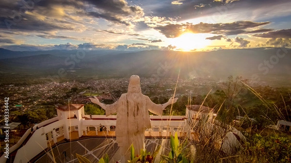 Obraz sunset over the sky