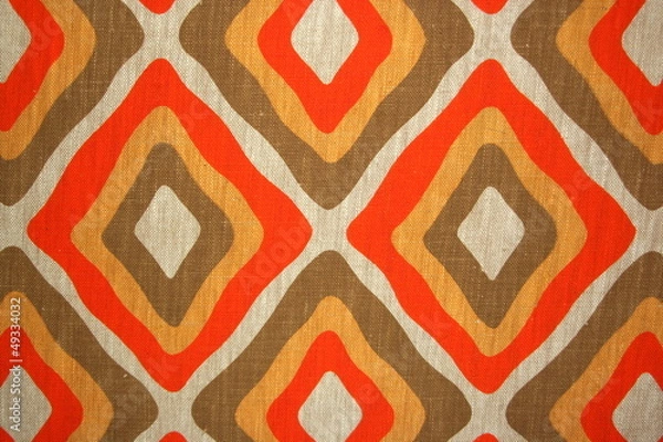 Obraz Tapete aus den Siebzigern