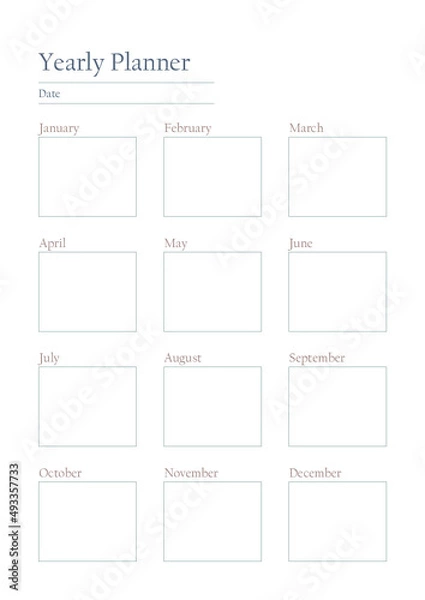 Fototapeta Planner Bundles