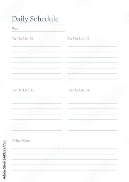 Fototapeta Planner Bundles