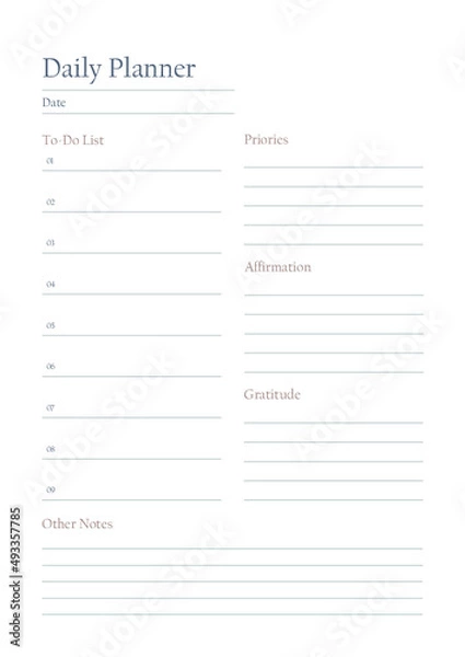 Fototapeta Planner Bundles