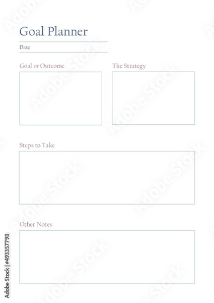 Fototapeta Planner Bundles