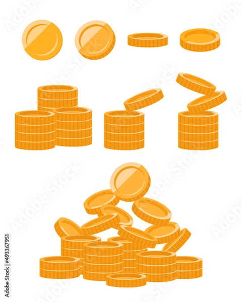 Obraz コインのイラスト