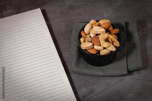 Fototapeta nuts and almonds