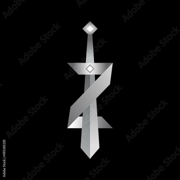 Fototapeta z sword logo
