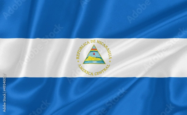 Fototapeta Flaga Nikaragui