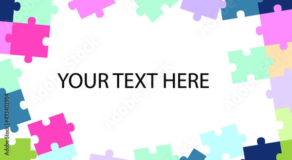 Fototapeta puzzle background