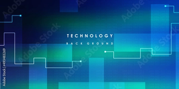 Obraz 2d rendering technology background illustration