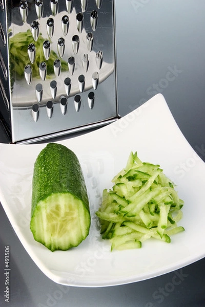 Obraz gurke mit raspel