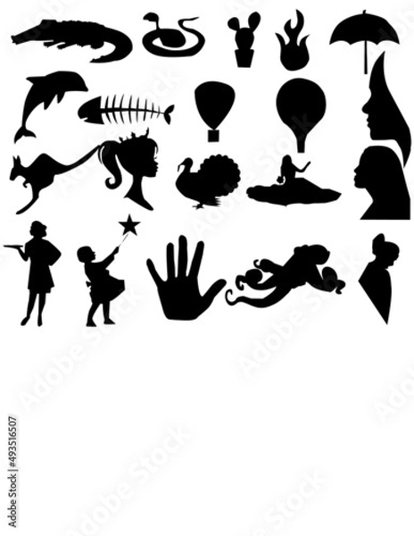 Obraz Vector silhuette