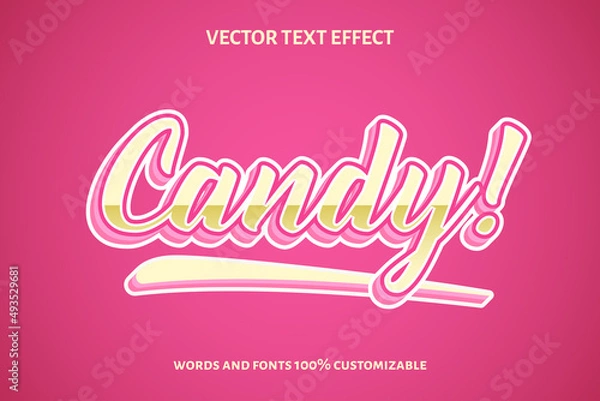 Fototapeta modern stylish text effect