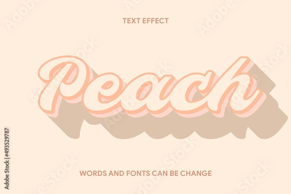 Obraz modern stylish text effect