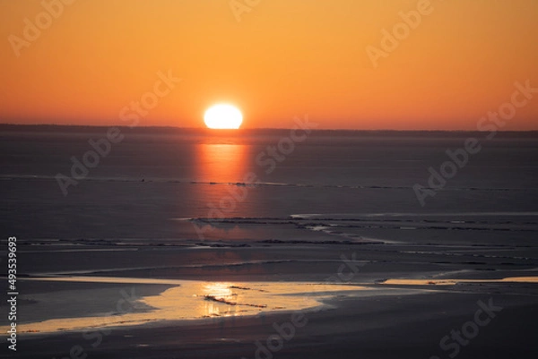 Obraz sunset on the beach