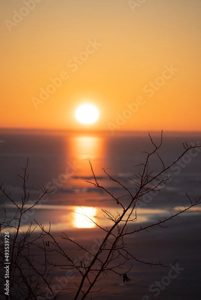 Obraz sunset over the sea