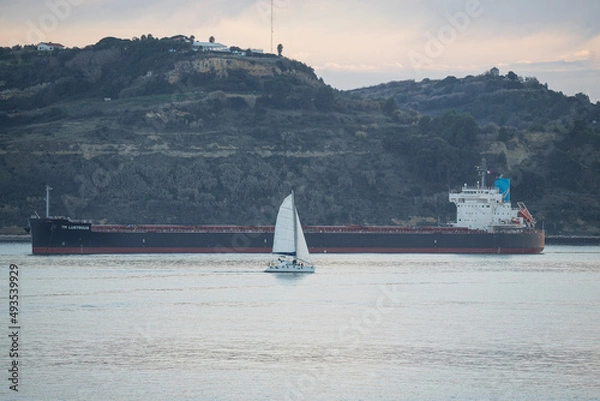 Obraz ship in the sea