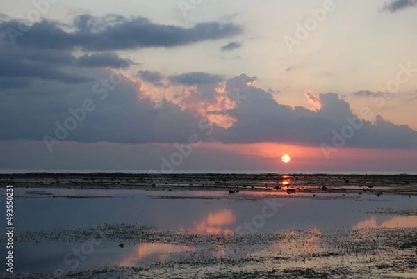 Obraz sunset over the sea