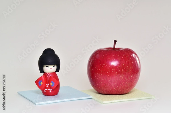 Obraz リンゴと人形