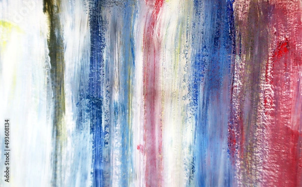 Obraz Abstract Art Painting background. Modern art. Contemporary art. Multicolored lines.
