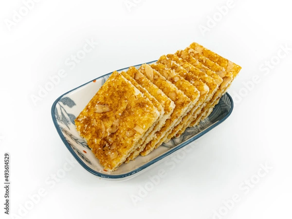 Obraz 견과류와 설탕이 가미된 과자