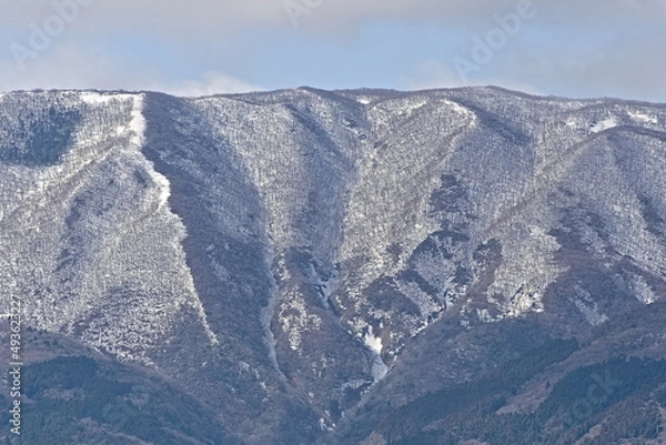 Obraz 雪の山肌｜藤原岳