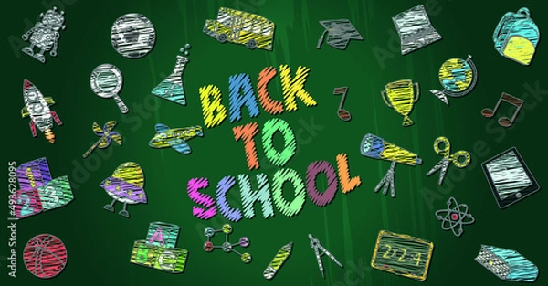 Fototapeta Back to school design vector