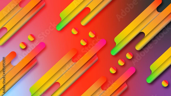Obraz red purple background 