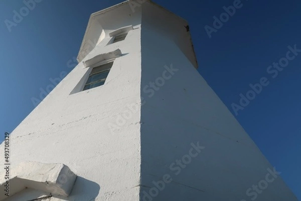 Obraz white church tower