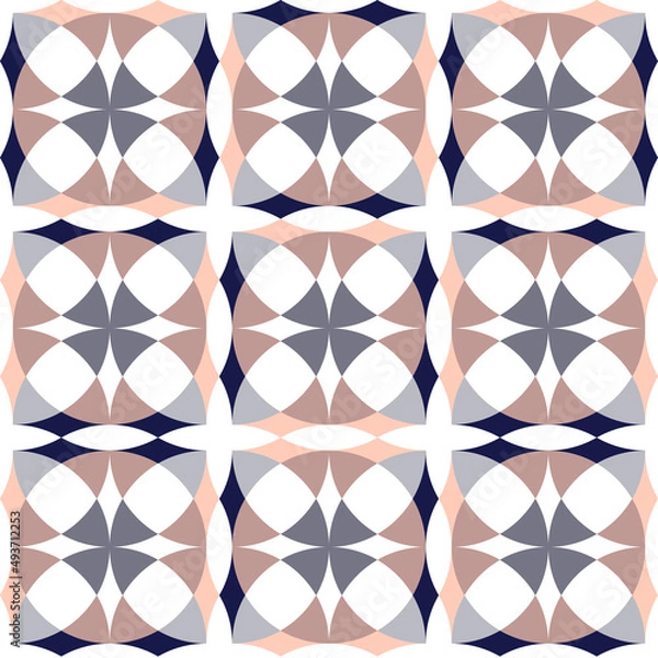 Obraz vector tile pattern background geometric