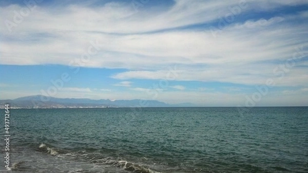 Obraz landscape with clouds