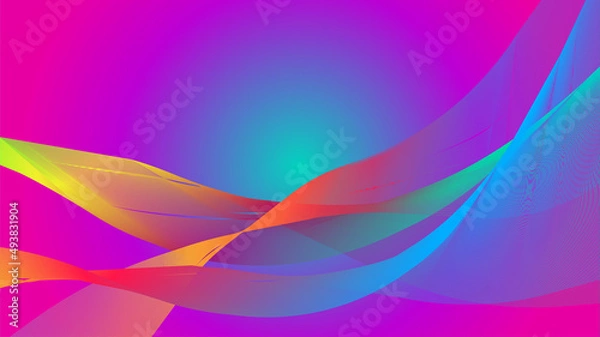 Obraz pink futuristic background