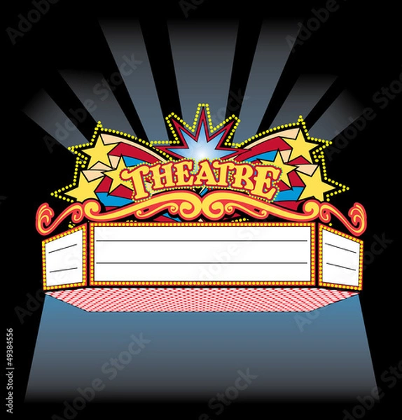 Fototapeta Theatre Marquee