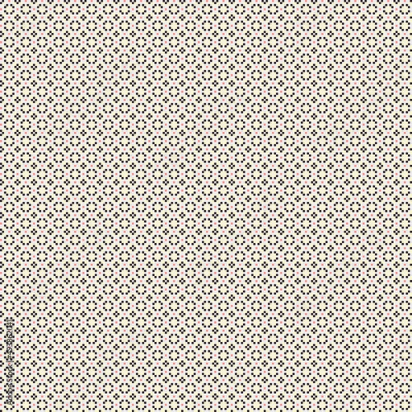 Fototapeta Abstract Cross Pattern generative computational art illustration