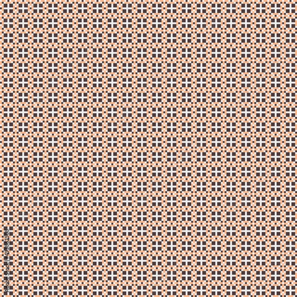 Fototapeta Abstract Cross Pattern generative computational art illustration