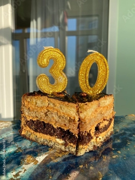 Obraz cake with candles