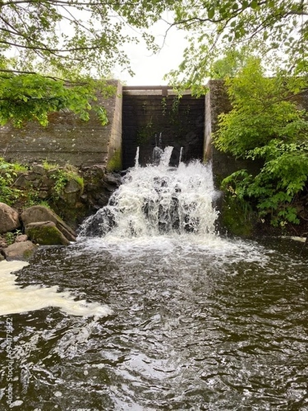 Obraz waterfall in the park