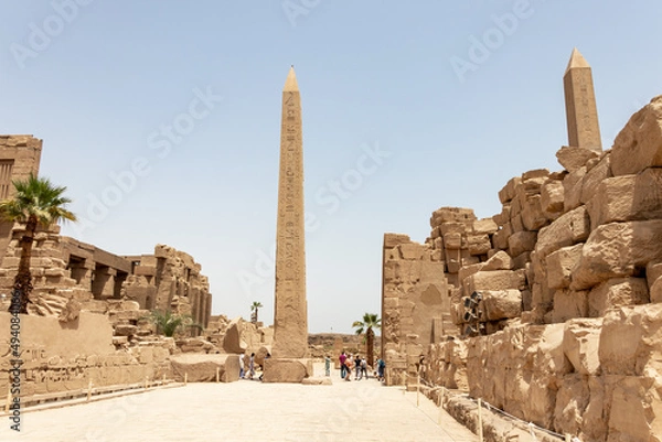 Obraz Thutmose I Obelisk in Amun Temple, Karnak, Luxor