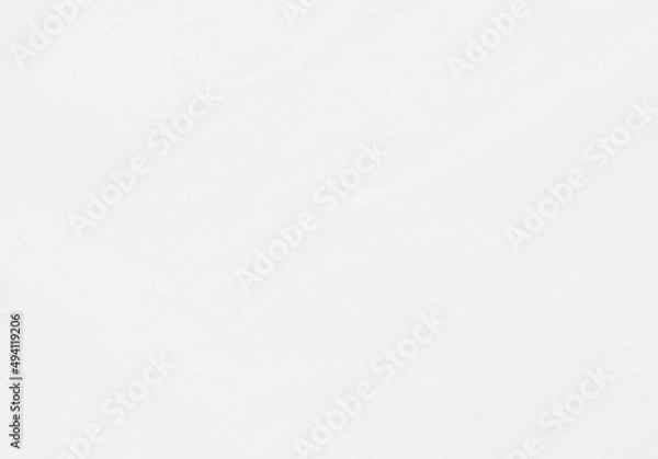 Fototapeta Blurred white fabric texture full frame for background, blurry white abstraction.