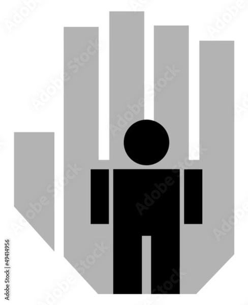 Fototapeta Protection icon